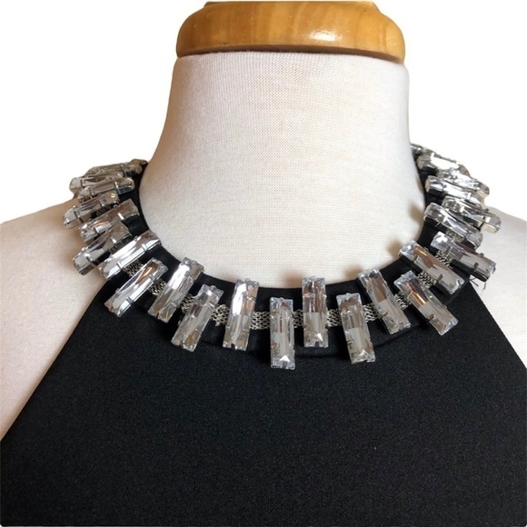 Bisou Bisou Rhinestone Halter cocktail dress,EUC - Picture 2 of 11